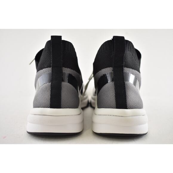 Chanel 22C Men Black White Grey Knit Clear CC Logo Low Top Trainer Sneaker 44 11 - Picture 12 of 13